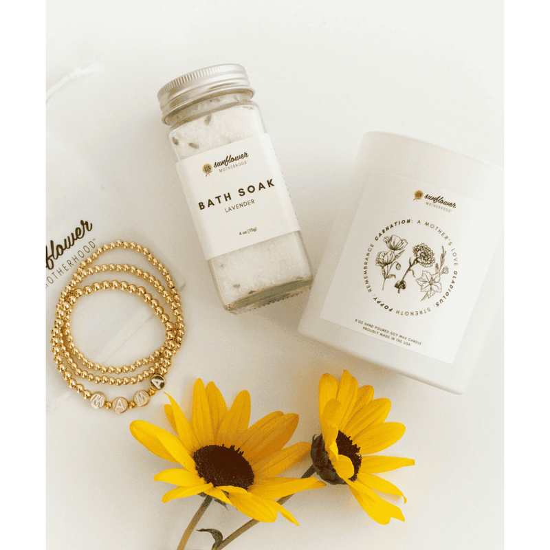 Sunflower Motherhood Grieving Heart Bundle product Dark Goldenrod