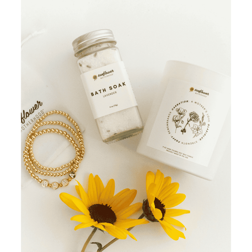 Sunflower Motherhood Grieving Heart Bundle product Dark Goldenrod