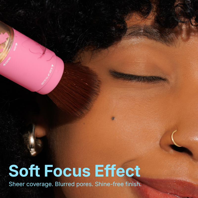 Rude Cosmetics Puff the Magic Powder Powder Black Translucent,Natural,Tender Rose,Bare Honey