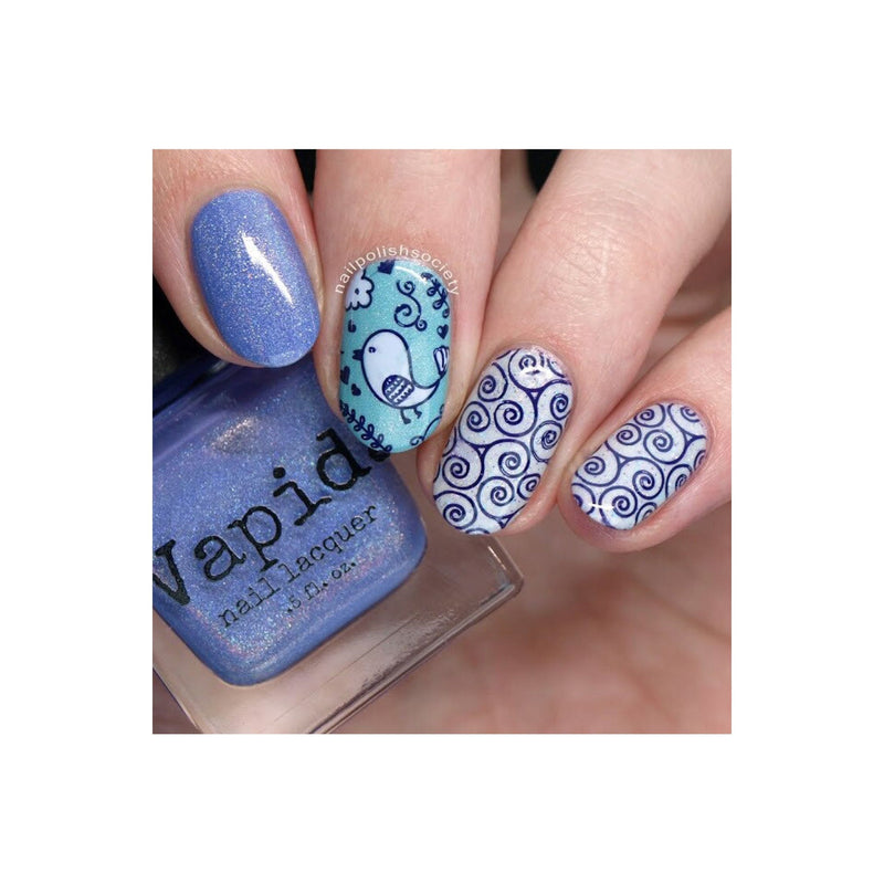 UberChic Beauty Collection 15 Stamping Plate Rosy Brown