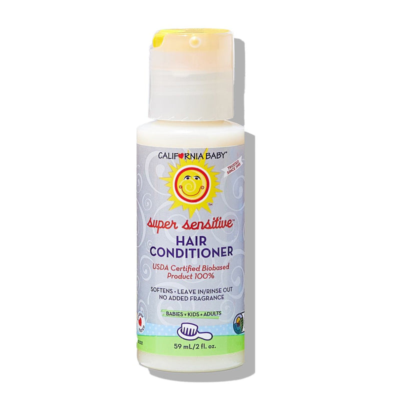 California Baby (No Fragrance) Super Sensitive™ Hair Conditioner Hair Conditioner Gray 2oz/59mL