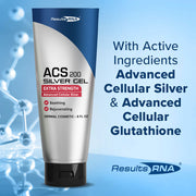 Results RNA ACS 200 Silver-Glutathione Gel Extra Strength Pale Turquoise 2 oz,4 oz,8 oz,15 oz