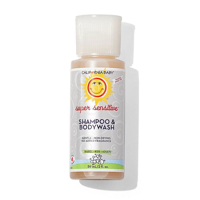 California Baby (No Fragrance) Super Sensitive™ Shampoo & Bodywash Shampoo & Bodywash Light Gray 2oz/59mL