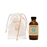Paavani Ayurveda Mint Oral Care Ritual | Ayurvedic Oil Pulling & Tongue Cleaning variable White Smoke