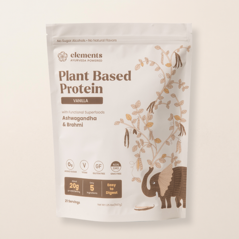Elements Truffles Plant Based Protein Powder: Vanilla (21 Servings) Protein Light Gray