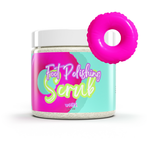 Whipi Co Summer Perfect Pedi Foot Scrub White Smoke 4 oz,1 oz