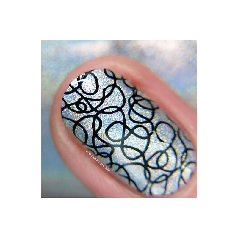 UberChic Beauty Texture-licious-02 Stamping Plate Dark Gray