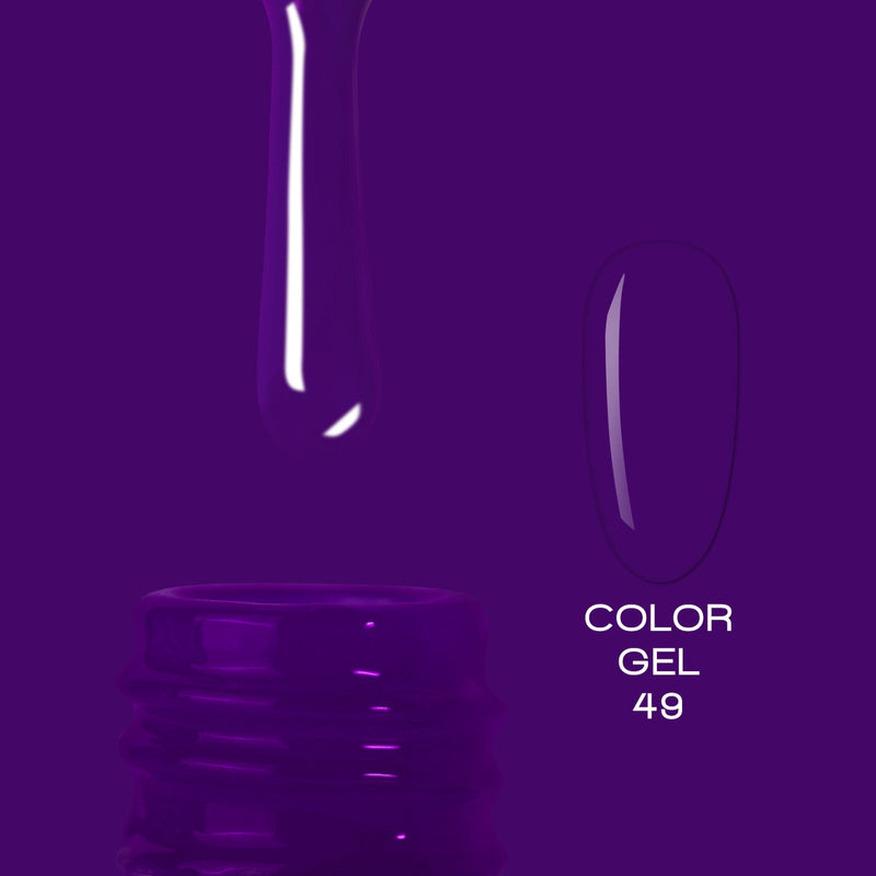 nbmsupply ELITE EMBRACE Professional Color Gel 49 10ml ECG4910 Midnight Blue