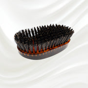 KOH-I-NOOR Beauty USA Jaspè Military Boar Bristle Brush - Men's Hair & Beard Grooming Hair Brush Lavender Boar Bristles / Large,Boar Bristles / Small