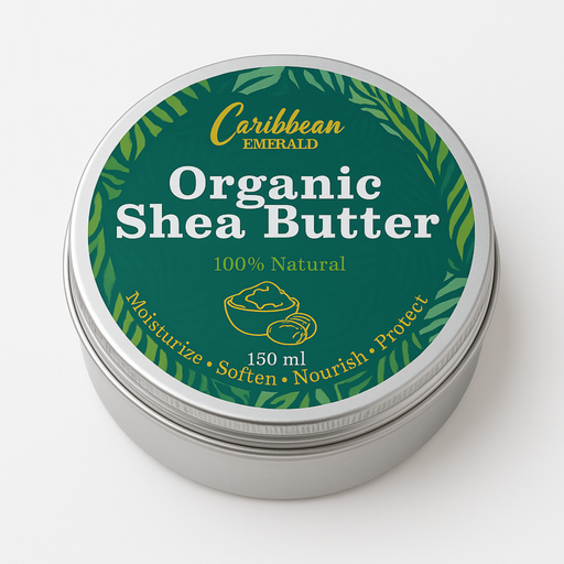 Caribbean Emerald Caribbean Emerald Organic Shea Butter 150ml Body Butter Lavender
