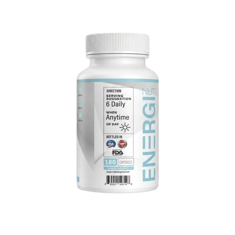 Energi Nutrition Fiber Clean Supplement Light Gray