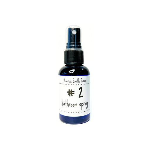Rooted Earth Farm + Apothecary #2 Bathroom + Toilet Spray Room + Body Sprays Dark Slate Gray 2 oz