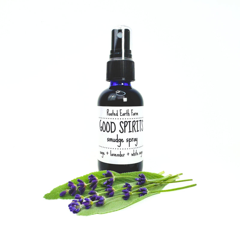 Rooted Earth Farm + Apothecary Good Spirits Smudge Spray Smudge Sprays White Smoke 2 oz