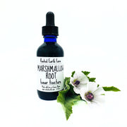 Rooted Earth Farm + Apothecary Marshmallow Root Tincture Tinctures + Capsules White Smoke 2 oz