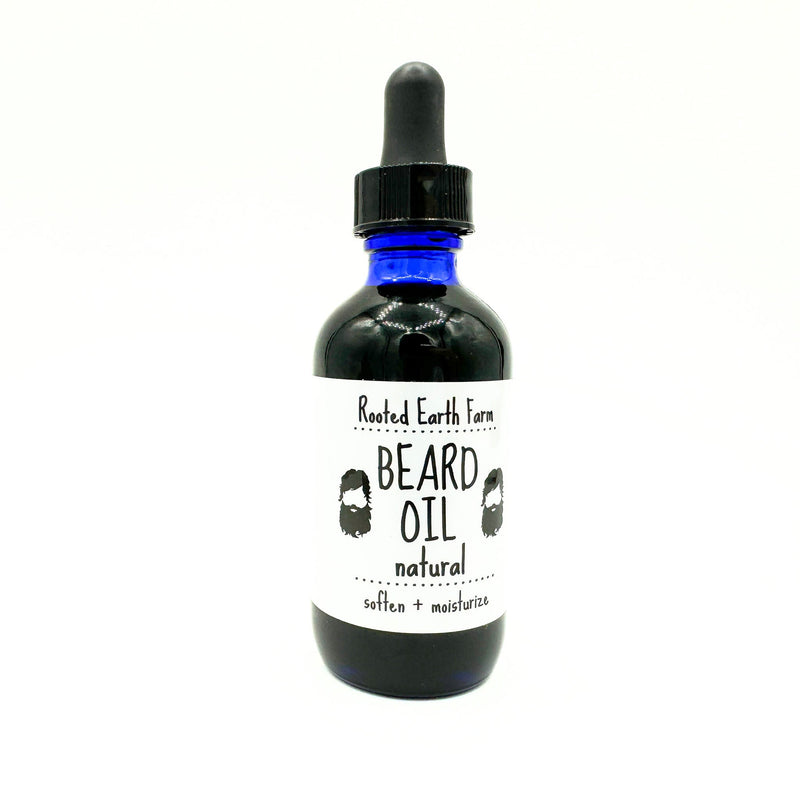 Rooted Earth Farm + Apothecary Herbal Beard Oil Hair + Nail Care White Smoke 2 fl oz / Unscented