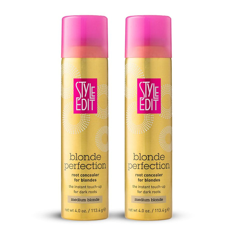 Style Edit Blonde Perfection Root Concealer Spray Spray White Smoke Medium Blonde / Pack of 2
