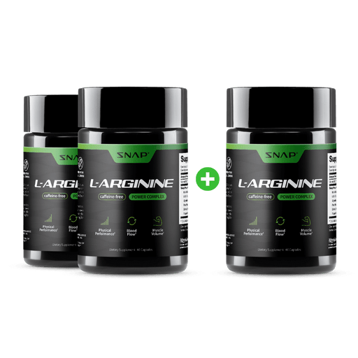 Snap Supplements L-Arginine - Buy 2 Get 1 Free Black