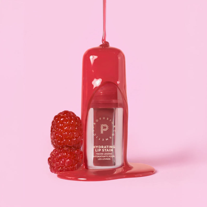 Profusion Cosmetics Lip Glaze Hydrating Lip Stain Lips Misty Rose Raspberry Glaze