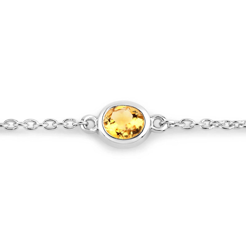 Bids.com 1.83 Carat Genuine Multi Stones .925 Sterling Silver Bracelet Bracelets White Smoke size 8.00