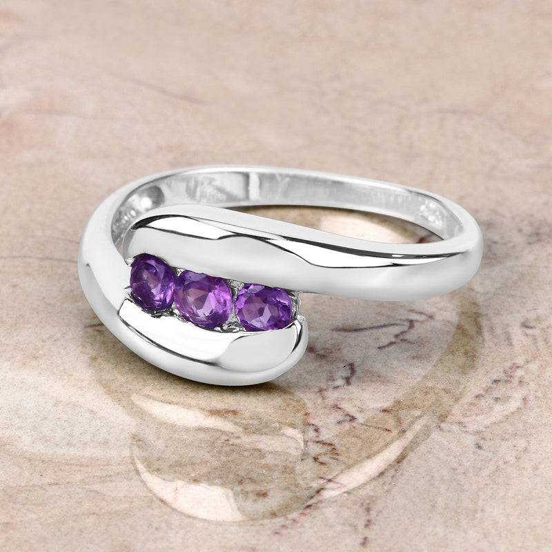 Bids.com 0.54 Carat Genuine Amethyst .925 Sterling Silver Ring Rings Gray size 11.00,size 11.50,size 12.00,size 12.50,size 6.00,size 7.00,size 8.00,size 9.00,size 5.00,size 13.00,size 14.00