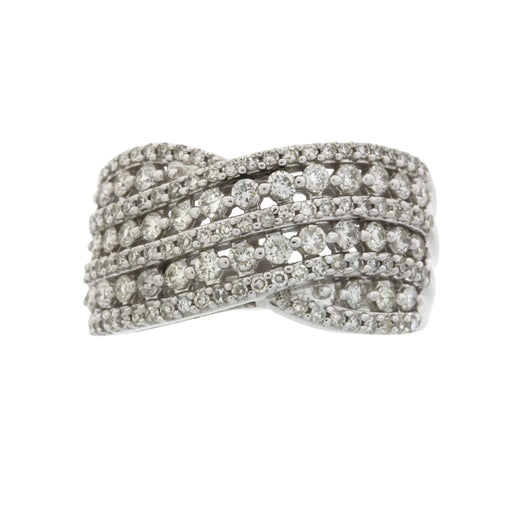 Bids.com 1.00ct Diamond Ring 10KT White Gold Rings White Smoke 7.0