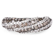 Bids.com 1.25 Carat Genuine Champagne Diamond & White Diamond .925 Sterling Silver Ring Rings White Smoke size 6.00,size 7.00,size 8.00,size 9.00,size 5.00,size 10.00