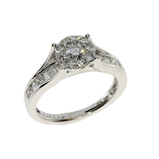 Bids.com 1.20ct Diamond Diamond Eng Only 10KT White Gold Rings White Smoke 7.0