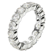 Bids.com Round Cut Lab Grown Diamond Eternity Ring in 14k White Gold (4 cttw FG/VS2) Rings White Smoke 4 / White Gold,4.5 / White Gold,5 / White Gold,5.5 / White Gold,6 / White Gold,6.5 / White Gold,7 / White Gold,7.5 / White Gold,8 / White Gold,8.5 / White Gold,9 / White Gold