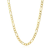 Bids.com 10K Yellow Gold Solid Figaro Chain (3.70 mm) Necklaces White Smoke 18 / Yellow Gold,20 / Yellow Gold,22 / Yellow Gold,24 / Yellow Gold