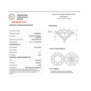 Bids.com IGI Certified 14K White Gold 5.00 Cttw Round Brilliant-Cut Lab Grown Diamond Classic 4-Prong Stud Earrings with Screw Backs (F-G Color, SI1 Clarity) Earrings White Smoke White.Gold / 5