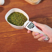 SmartPursue™ Digital Kitchen Scale – LCD Measuring Spoon Kitchen Scale Sienna White