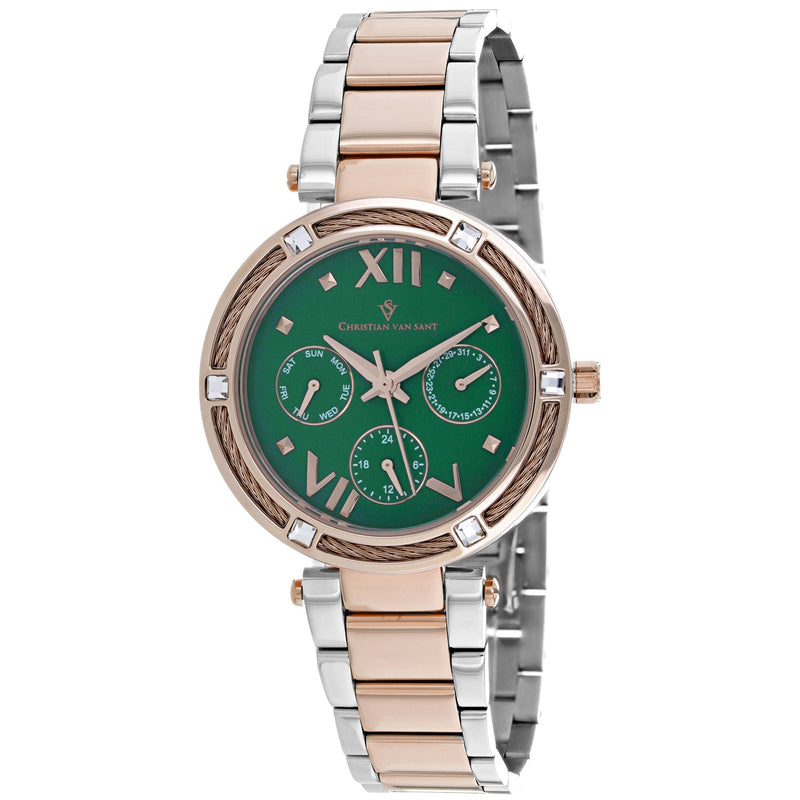Bids.com Christian Van Sant Women's Sienna Watches White Smoke