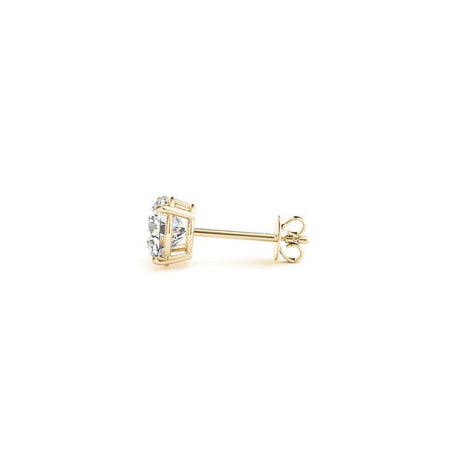 Bids.com 1 1/2 cttw Certified IGI Lab Grown Round Diamond Stud Earrings 14k Yellow Gold (G/VS2) Earrings White Smoke Yellow Gold