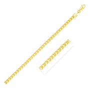 Bids.com 2.7mm 14k Yellow Solid Gold Diamond Cut Round Franco Chain Necklaces White Smoke 20 / Yellow Gold,22 / Yellow Gold,24 / Yellow Gold