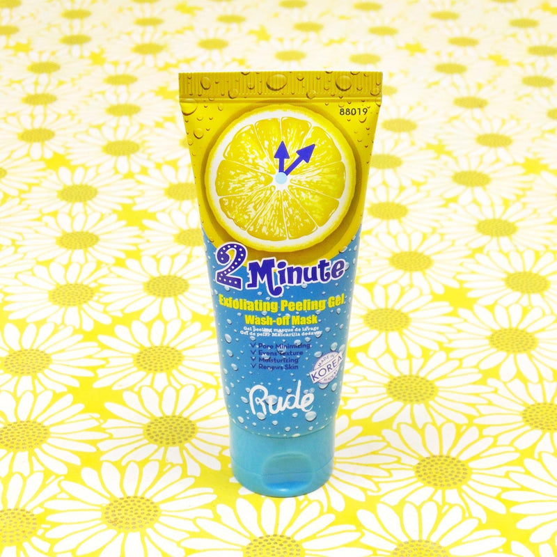Rude Cosmetics 2 Minute Exfoliating Peeling Gel Wash-off Mask Skincare Gold 2 Minute Exfoliating Peeling Gel