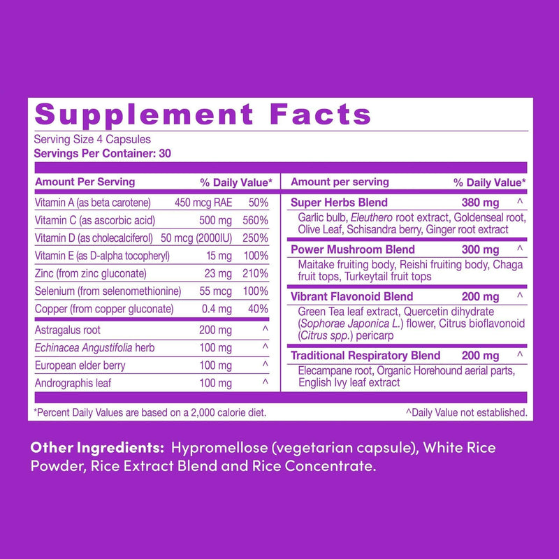 Further Food Ultimate Immune Support Immunity Dark Orchid