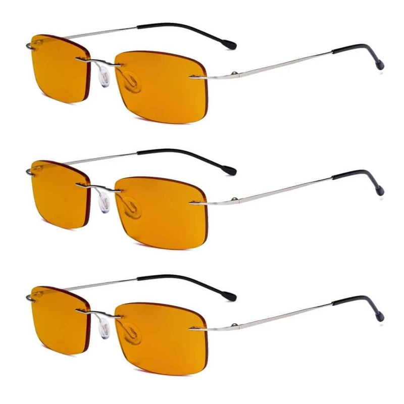 eyekeeper.com 3 Pack Blue Light Blocking Reading Glasses DSWK8 Eyeglasses White Smoke Silver-3pcs / +0.50,Silver-3pcs / +0.75,Silver-3pcs / +1.00,Silver-3pcs / +1.25,Silver-3pcs / +1.50,Silver-3pcs / +1.75,Silver-3pcs / +2.00