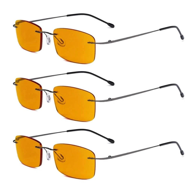 eyekeeper.com 3 Pack Blue Light Blocking Reading Glasses DSWK8 Eyeglasses White Smoke Gunmetal-3pcs / +0.50,Gunmetal-3pcs / +0.75,Gunmetal-3pcs / +1.00,Gunmetal-3pcs / +1.25,Gunmetal-3pcs / +1.50,Gunmetal-3pcs / +1.75