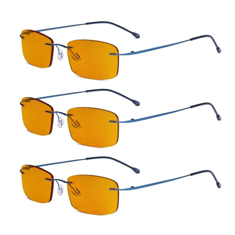 eyekeeper.com 3 Pack Blue Light Blocking Reading Glasses DSWK8 Eyeglasses White Smoke Blue-3pcs / without magnification,Blue-3pcs / +0.50,Blue-3pcs / +0.75,Blue-3pcs / +1.00,Blue-3pcs / +1.25,Blue-3pcs / +1.50,Blue-3pcs / +1.75,Blue-3pcs / +2.00