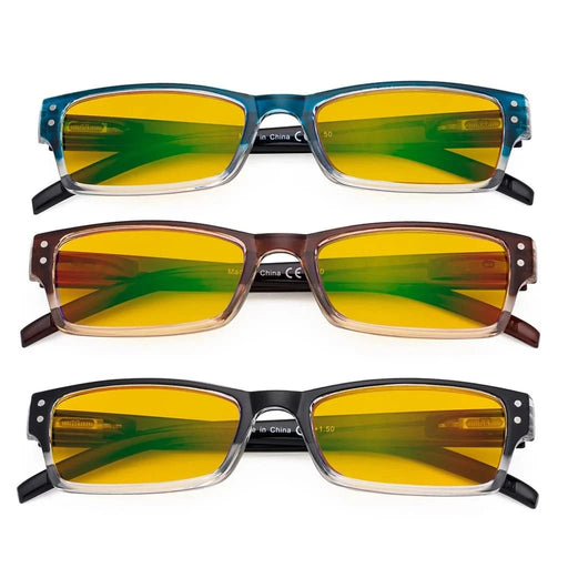 eyekeeper.com 3 Pack Blue Light Blocking Reading Glasses HP012 Eyeglasses White Smoke 3 Pairs Mix / without magnification,3 Pairs Mix / +0.50,3 Pairs Mix / +0.75,3 Pairs Mix / +1.00,3 Pairs Mix / +1.25,3 Pairs Mix / +1.50,3 Pairs Mix / +1.75,3 Pairs Mix / +2.00,3 Pairs Mix / +2.25,3 Pairs Mix / +2.50,3 Pairs Mix / +3.00