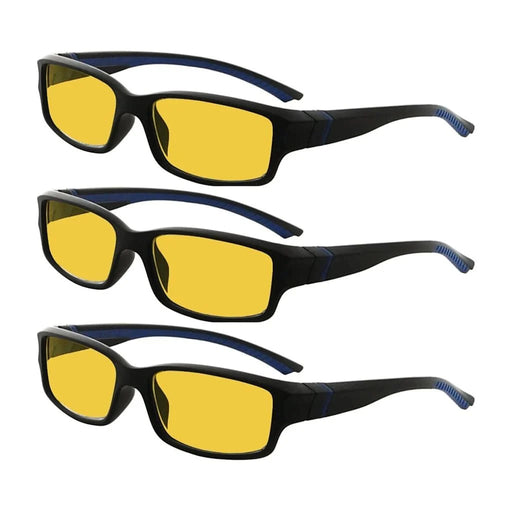 eyekeeper.com 3 Pack Blue Light Blocking Reading Glasses HPXM01 Eyeglasses White Smoke Black Blue-3pcs / without magnification,Black Blue-3pcs / +0.50,Black Blue-3pcs / +0.75,Black Blue-3pcs / +1.00,Black Blue-3pcs / +1.25,Black Blue-3pcs / +1.50,Black Blue-3pcs / +1.75,Black Blue-3pcs / +2.00,Black Blue-3pcs / +2.50