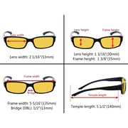 eyekeeper.com 3 Pack Blue Light Blocking Reading Glasses HPXM01 Eyeglasses White Smoke Black Blue-3pcs / without magnification,Black Blue-3pcs / +0.50,Black Blue-3pcs / +0.75,Black Blue-3pcs / +1.00,Black Blue-3pcs / +1.25,Black Blue-3pcs / +1.50,Black Blue-3pcs / +1.75,Black Blue-3pcs / +2.00,Black Blue-3pcs / +2.50,Clear Grey-3pcs / witho