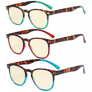 eyekeeper.com 3 Pack Blue Light Blocking Reading Glasses TM060D Eyeglasses White Smoke 3 Pairs Mix / without magnification,3 Pairs Mix / +0.50,3 Pairs Mix / +0.75,3 Pairs Mix / +1.00,3 Pairs Mix / +1.25,3 Pairs Mix / +1.50,3 Pairs Mix / +1.75,3 Pairs Mix / +2.00,3 Pairs Mix / +2.25,3 Pairs Mix / +2.50,3 Pairs Mix / +3.00