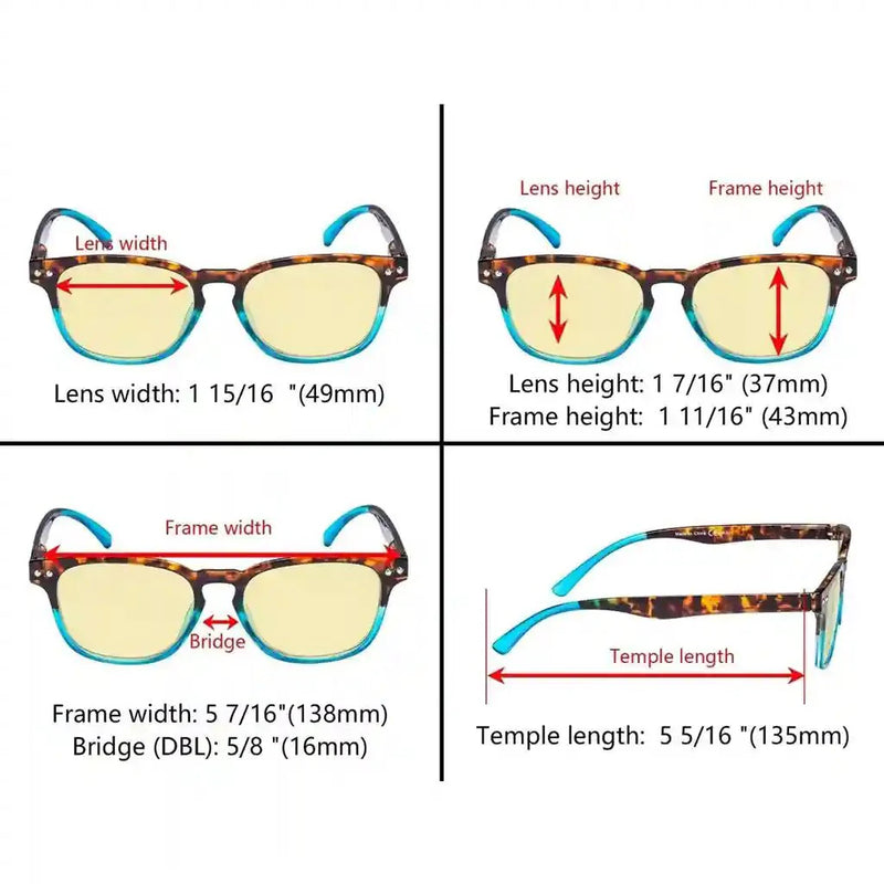 eyekeeper.com 3 Pack Blue Light Blocking Reading Glasses TM079D Eyeglasses White Smoke 3 Pairs Mix / without magnification,3 Pairs Mix / +0.50,3 Pairs Mix / +0.75,3 Pairs Mix / +1.00,3 Pairs Mix / +1.25,3 Pairs Mix / +1.50,3 Pairs Mix / +1.75,3 Pairs Mix / +2.00,3 Pairs Mix / +2.25,3 Pairs Mix / +2.50,3 Pairs Mix / +3.00