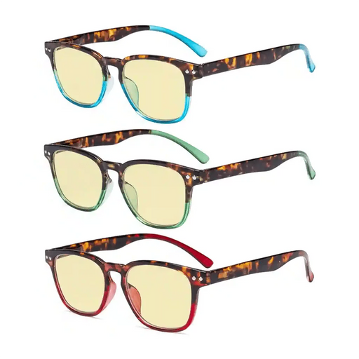eyekeeper.com 3 Pack Blue Light Blocking Reading Glasses TM079D Eyeglasses White Smoke 3 Pairs Mix / without magnification,3 Pairs Mix / +0.50,3 Pairs Mix / +0.75,3 Pairs Mix / +1.00,3 Pairs Mix / +1.25,3 Pairs Mix / +1.50,3 Pairs Mix / +1.75,3 Pairs Mix / +2.00,3 Pairs Mix / +2.25,3 Pairs Mix / +2.50,3 Pairs Mix / +3.00