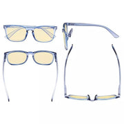 eyekeeper.com 3 Pack Blue Light Blocking Reading Glasses TMCGT1801 Eyeglasses White Smoke 3 Pairs Mix / without magnification,3 Pairs Mix / +0.50,3 Pairs Mix / +0.75,3 Pairs Mix / +1.00,3 Pairs Mix / +1.25,3 Pairs Mix / +1.50,3 Pairs Mix / +1.75,3 Pairs Mix / +2.00,3 Pairs Mix / +2.50