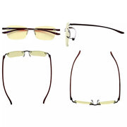 eyekeeper.com 3 Pack Blue Light Blocking Reading Glasses TMCG14009 Eyeglasses White Smoke 3 Pairs Mix / without magnification,3 Pairs Mix / +1.00,3 Pairs Mix / +1.25,3 Pairs Mix / +1.50,3 Pairs Mix / +1.75,3 Pairs Mix / +2.00,3 Pairs Mix / +2.50