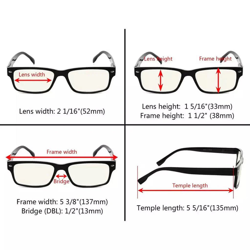 eyekeeper.com 3 Pack Blue Light Filter Reading Glasses Computer Readers UVR108 Eyeglasses White Smoke 3 Pairs Mix / without magnification,3 Pairs Mix / +0.50,3 Pairs Mix / +0.75,3 Pairs Mix / +1.00,3 Pairs Mix / +1.25,3 Pairs Mix / +1.50,3 Pairs Mix / +1.75,3 Pairs Mix / +2.00,3 Pairs Mix / +2.25,3 Pairs Mix / +3.00