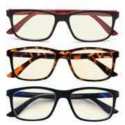 eyekeeper.com 3 Pack Blue Light Filter Reading Glasses UVR163 Eyeglasses White Smoke 3 Pairs Mix / without magnification,3 Pairs Mix / +0.50,3 Pairs Mix / +0.75,3 Pairs Mix / +1.00,3 Pairs Mix / +1.25,3 Pairs Mix / +1.50,3 Pairs Mix / +1.75,3 Pairs Mix / +2.00,3 Pairs Mix / +2.50,3 Pairs Mix / +3.00