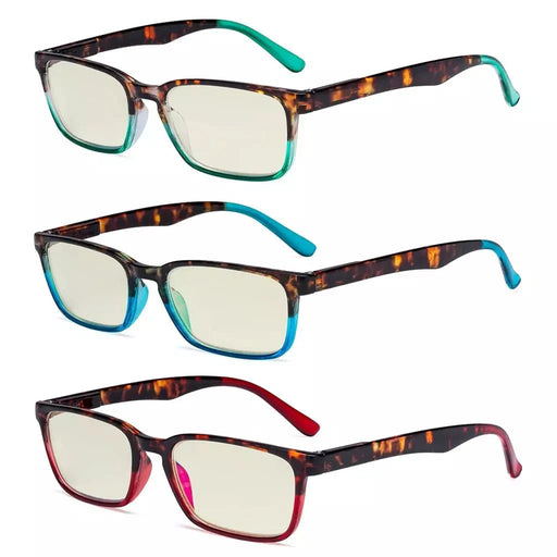 eyekeeper.com 3 Pack Blue Light Filter Reading Glasses UVR898D Eyeglasses White Smoke 3 Pairs Mix / without magnification,3 Pairs Mix / +0.50,3 Pairs Mix / +0.75,3 Pairs Mix / +1.00,3 Pairs Mix / +1.25,3 Pairs Mix / +1.50,3 Pairs Mix / +1.75,3 Pairs Mix / +2.00,3 Pairs Mix / +2.25,3 Pairs Mix / +2.50,3 Pairs Mix / +2.75,3 Pairs Mix / +3.00